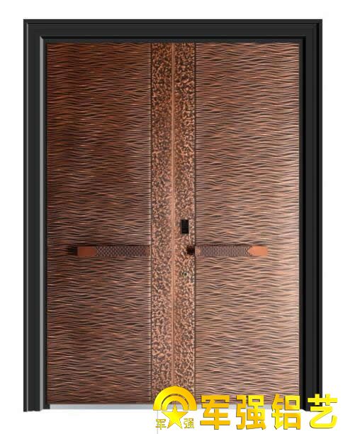 豪華銅木裝甲門